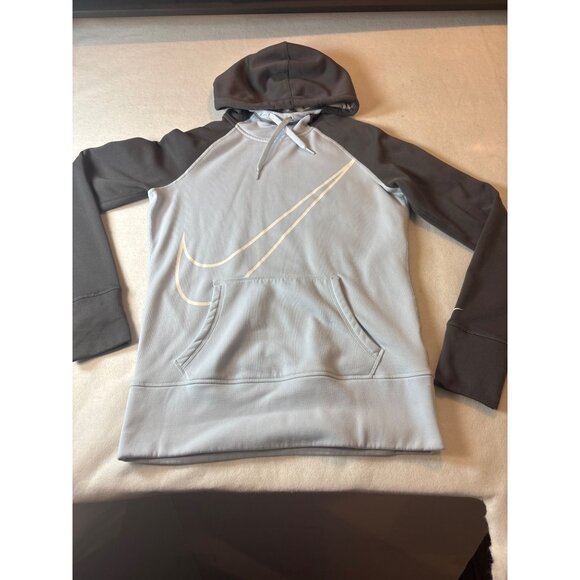 Nike Mens Two-Tone Pullover Hoodie With Large Swoosh - Picture 1 of 10